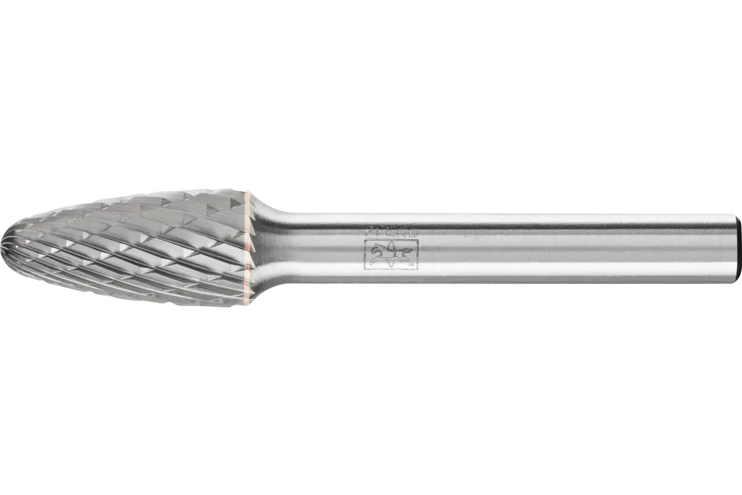 Picture of Pferd Carbide Bur SF-3 Tree Shape Double Cut 3/8" x 3/4" x 1/4" Shank